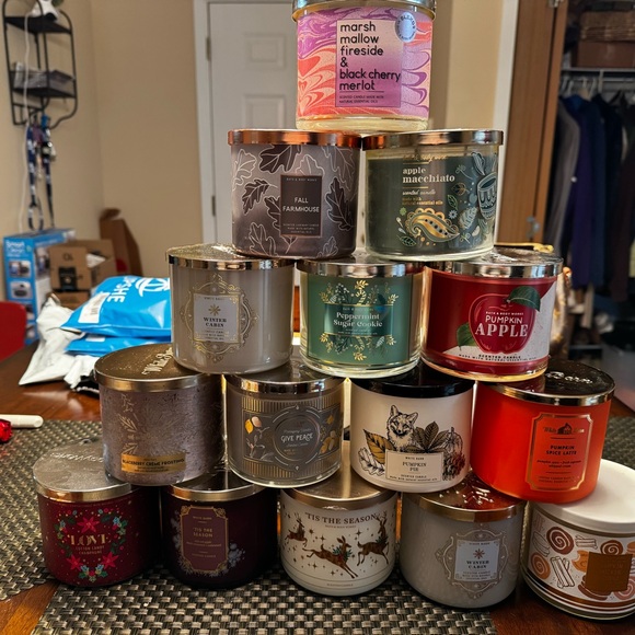 Bath & Body Works Scented Candle Collection